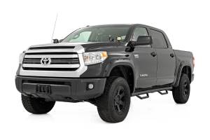 Rough Country - Rough Country Nerf Steps - Cab Length - CrewMax - 5'7" Bed - Toyota Tundra 2WD/4WD (07-21) - RCT0786CCB - Image 2