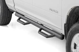 Rough Country Nerf Steps - Cab Length - Crew Cab - SRW - Ram 1500/2500/3500 2WD/4WD (10-25 & Classic) - RCD2080CCB
