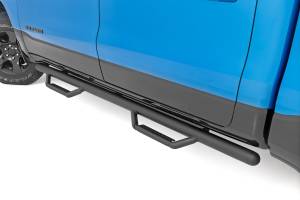 Rough Country - Rough Country Nerf Steps - Cab Length - Crew - 5'7" Bed - Ram 1500 (19-25)/1500 TRX (21-24)  - RCD1980CCB - Image 1