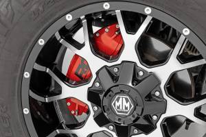 Rough Country - Rough Country Caliper Covers - Front and Rear - Red - Ford F-250/F-350 Super Duty (23-25) - 71153 - Image 2