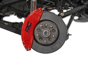 Rough Country Caliper Covers - Rear - Red - Jeep Wrangler JK/Wrangler Unlimited  (2007-2018) - 711402