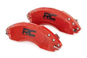 Rough Country - Rough Country Caliper Covers - Rear - Red - Jeep Wrangler JK/Wrangler Unlimited  (2007-2018) - 711402 - Image 3
