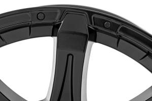Rough Country - Rough Country Rough Country 81 Series Wheel - One-Piece - Semi Gloss Black - 20x9 - 6x135 - 0mm - 81200917A - Image 5